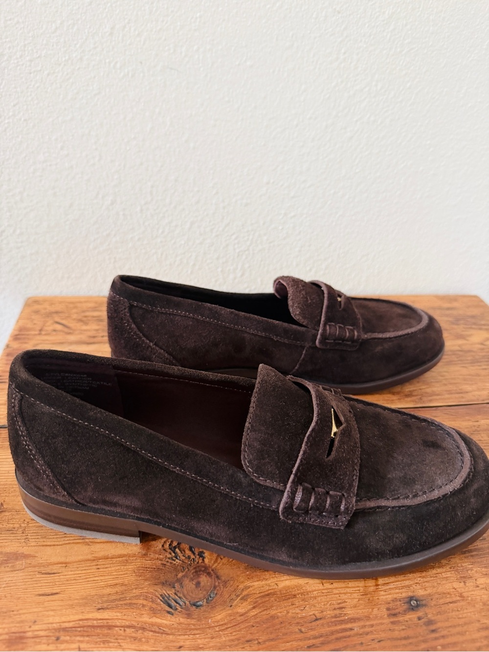 Madewell Suede Grayson Penny Loafers - Dark Carob Brown - Picture 5 of 13
